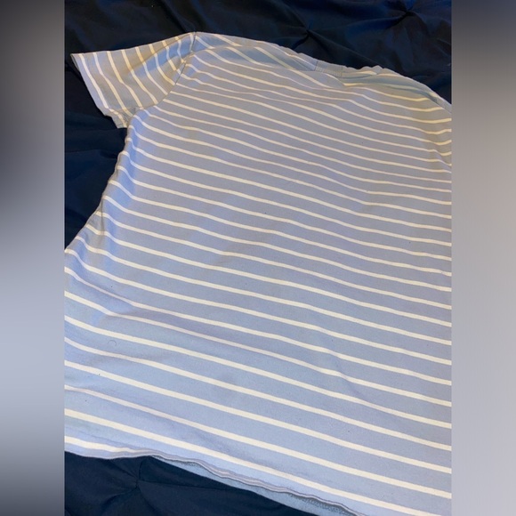 Polo Ralph Lauren Light Blue Striped Short Sleeve Shirt - Picture 4 of 7